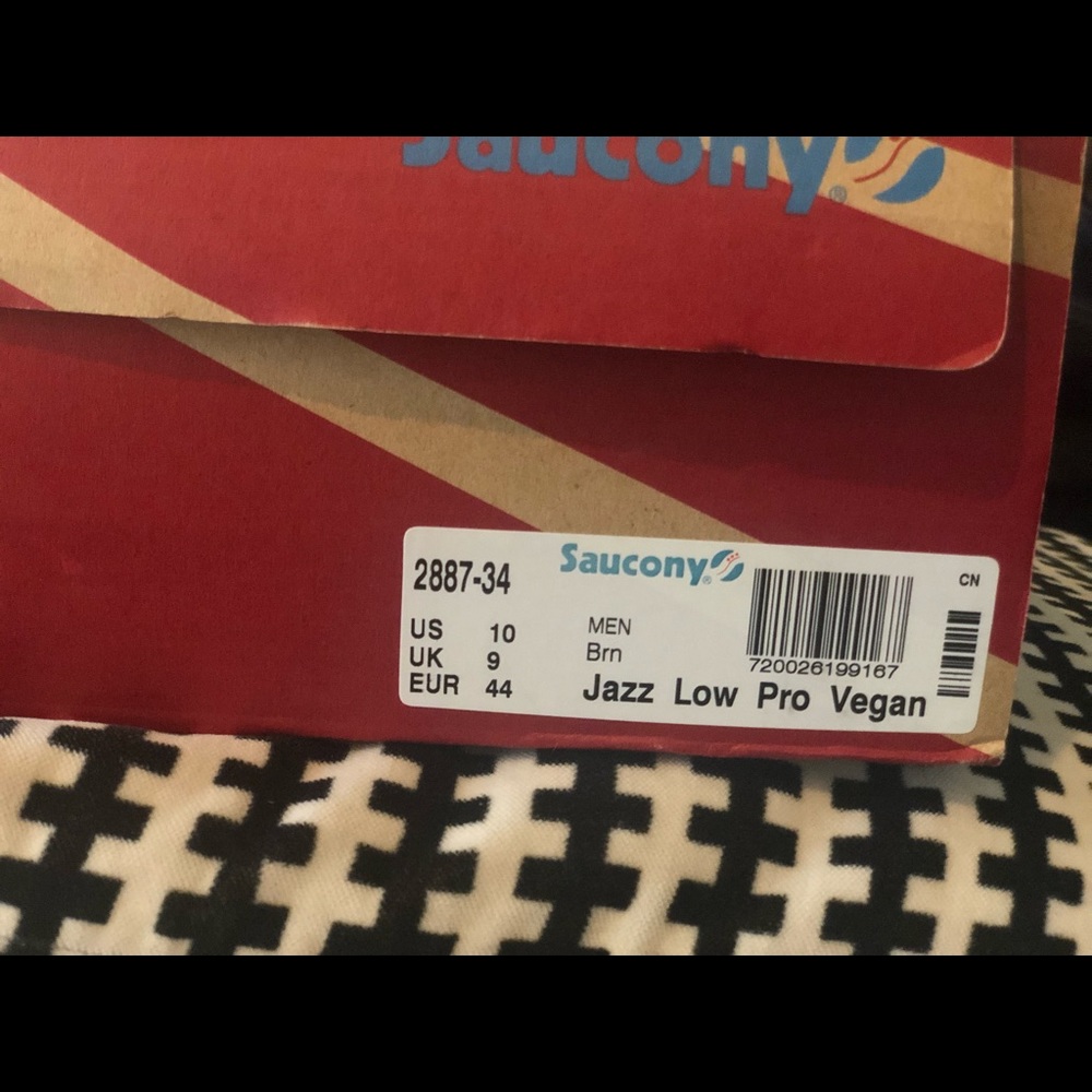 Saucony Sandy Brown Jazz Low Pro Vegan Mens